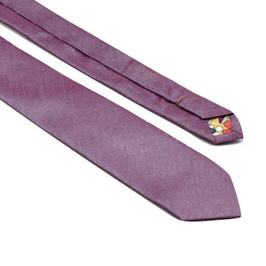 MrShorTie-purple-pink-magenta-silk-short-tie-necktie-Chaos-ShorTie