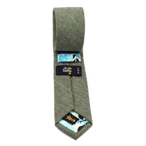 MrShorTie-green-blue-wool-cashmere-short-tie-necktie-Easy-Money-ShorTie